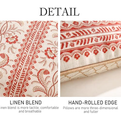 ISAENNE Designer French Square Throw Pillow Cover,Set of 2,18"x18" - color: Chamonix a, size: 18" x 18" (Pack of 2)