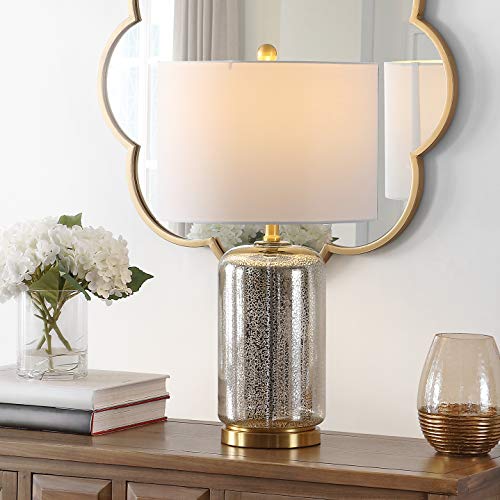 SAFAVIEH Novah Table Lamp, 26" Silver TBL4283A - color: Silver