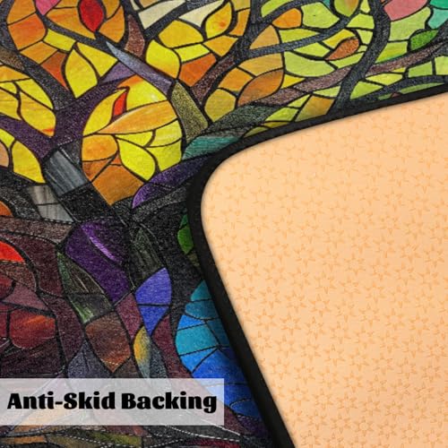 Tree of Life Kitchen Rug Non-Slip Indoor Carpet Absorbent Welcome Mat - color: A:a-2