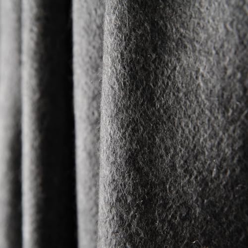 CUDDLE DREAMS Premium Cashmere Throw Blanket with Fringe (Gray) - color: Gray