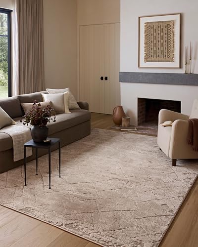 Loloi Amber Lewis Monty Beige/Natural 4'-0" x 6'-0" Accent Rug - color: Beige / Natural, size: 4' x 6' (Rectangular)