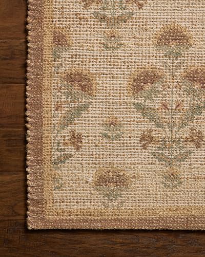 Loloi Chris Loves Julia Rue Wheat/Sage 5'-0" x 7'-6" Area Rug - color: Wheat / Sage, size: 5' x 7'6" (Rectangular)