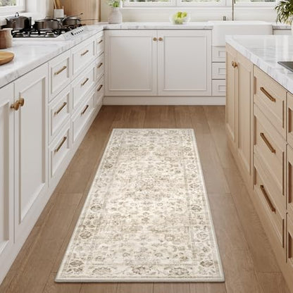 2x6 Beige Neutral Runner Rug - color: Neutral | Beige, size: 2' x 6' (Runner)