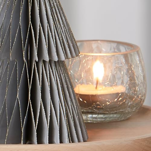 Set of 3 Neutral Honeycomb Paper Tree Décor (Medium Set 3 Neutral) - color: Medium Set 3 Neutral