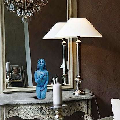 Reading Lady Statue, Decorative Female Figurine Thinker Aesthetic Sculpture, Bookshelf Desk Home Living Room Bedroom Modern Abstract Decor (Self Love) - style: Self Love