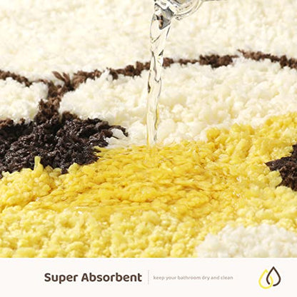 Molesun Dog Bath Mat 18x30, Soft Absorbent Microfiber Bath Rugs - color: Dog