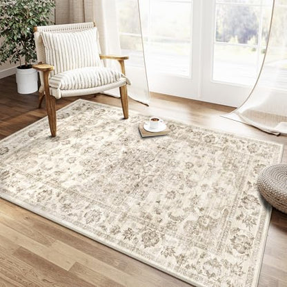 3x4 Beige Neutral Area Rug - color: Neutral | Beige, size: 3' x 4' (Rectangular)