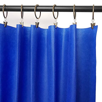 LLPJS Curtain Rings with Clips, 1.5 inch ID, 20 Pack, Bronze - color: Bronze, size: 1.5" I D Set of 20