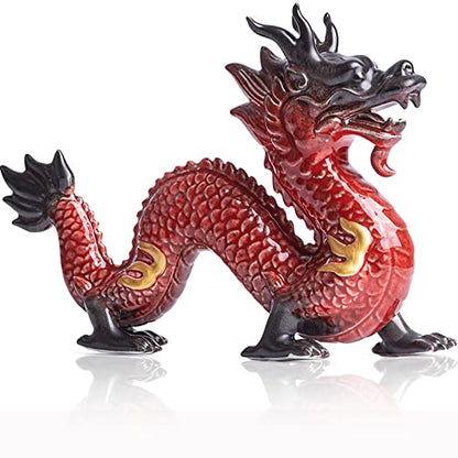 Feng Shui Ceramic Dragon Figurine