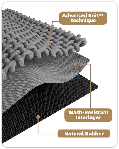 Color&Geometry Dark Blue 60x24 Waffle Bath Mat, Non Slip Bathroom Rug - color: Dark Blue, size: 24"x60"