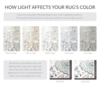 SAFAVIEH Madison Collection Accent Rug - 2'3" x 4', Cream & Light Grey, Glam Paisley Design, Non-Shedding & Easy Care, Ideal for High Traffic Areas in Entryway, Living Room, Bedroom (MAD600C) - color: Cream/Light Grey, size: 2'3" x 4' (Rectangular)