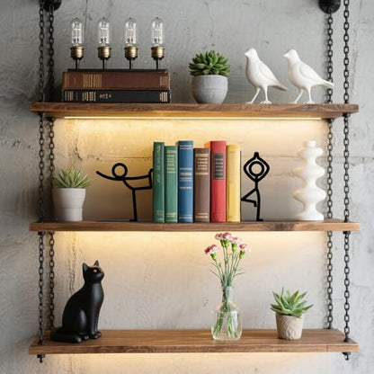 Metal Bookends Yoga People Book Ends for Shelves - color: Black - 1 Pair Yoga People