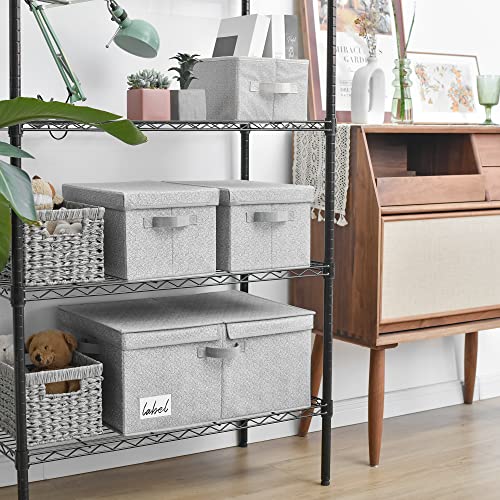 GRANNY SAYS Extra Large Storage Bins with Lids, Closet Bins, Gray - color: Gray, size: Extra Large - 1 Pack