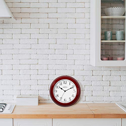 Presentime Chic Home Collection 10" Molly Clock - color: Red