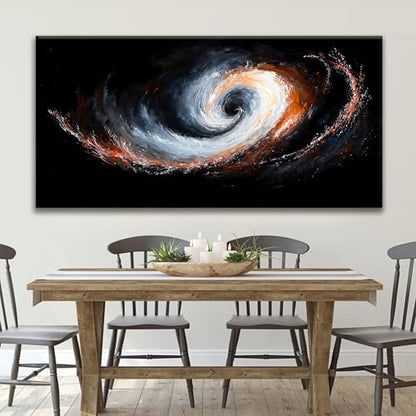 QSQ Large Abstract Wall Art For Living Room Print 29 × 58 In - color: KA7B, size: 58"L x 29"W