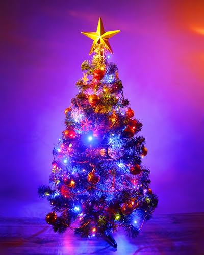Minetom Fairy Lights Battery Operated, Twinkle String Lights 5ft 60LED - color: Multicolor