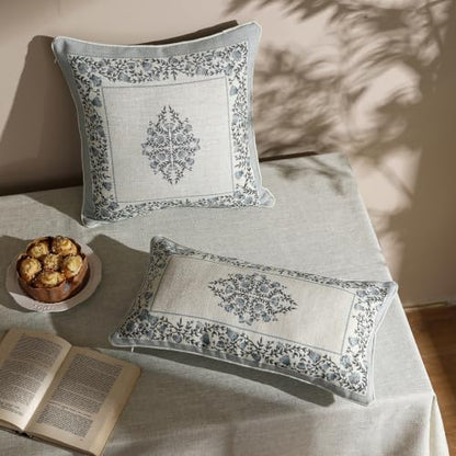 ISAENNE Designer Elegant Square Throw Pillow Cover,Set of 2,18"x18" - color: Segerman a, size: 18" x 18" (Pack of 2)