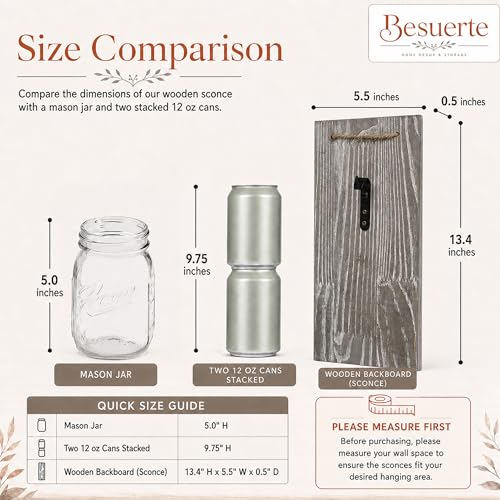 Modern Farmhouse Wall Decor Set of 2, Rustic Grey - color: 13.4"H Grey + Rose