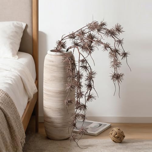 ALMA White Tall Vase for Floor, 18'' Extra Large Vase for Pampas Grass - color: Bottle-white-18"