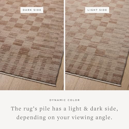 Loloi Amber Lewis Cali Collection CIL-06 Brick/Natural 2'-3" x 3'-11", .25" Pile Height, Accent Rug - color: Brick / Natural, size: 2'3" x 3'11" (Rectangular)