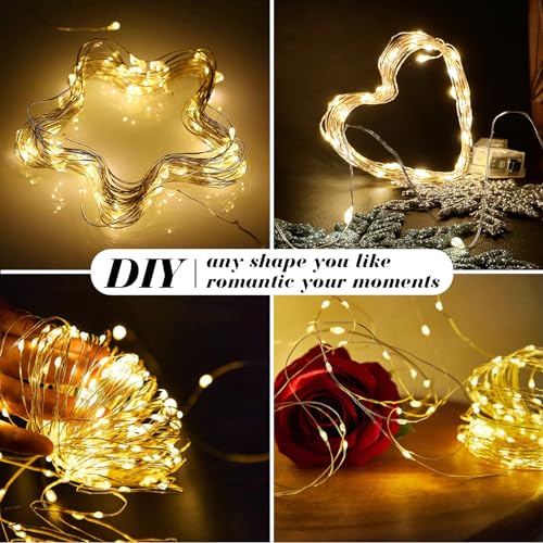 ZGWJ 24 Pack Warm White Fairy Lights, Mini String Lights - color: Warm White, size: 24P