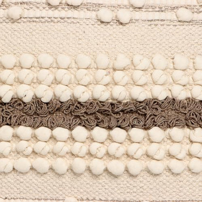 · REDEARTH · Boho Textured Handwoven Throw Pillow Cases - Boho Glam Taupe - color: Boho Glam Taupe, size: 18" x 18" (Pack of 2)