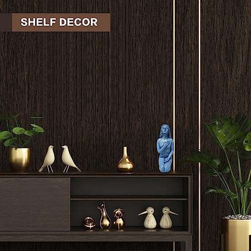 Reading Lady Statue, Decorative Female Figurine Thinker Aesthetic Sculpture, Bookshelf Desk Home Living Room Bedroom Modern Abstract Decor (Self Love) - style: Self Love