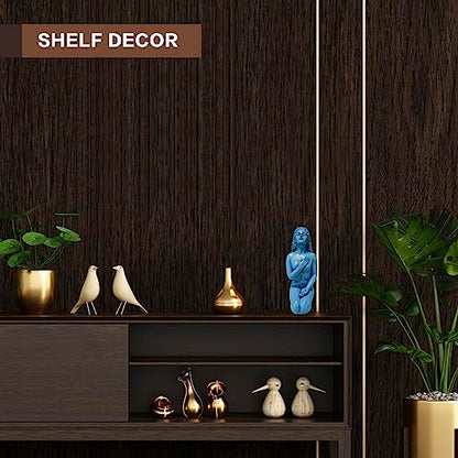 Reading Lady Statue, Decorative Female Figurine Thinker Aesthetic Sculpture, Bookshelf Desk Home Living Room Bedroom Modern Abstract Decor (Self Love) - style: Self Love