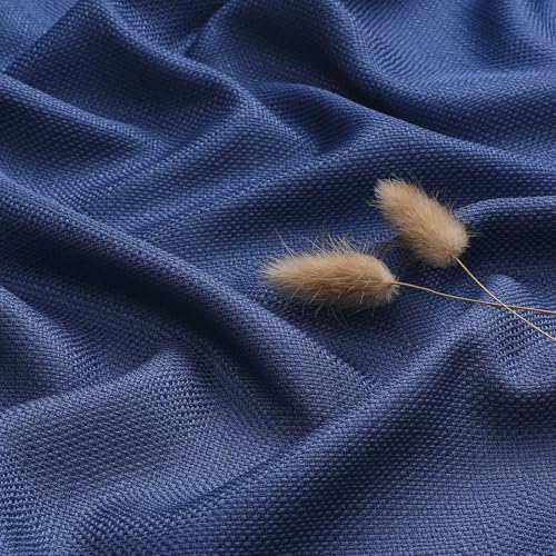 Blue Short Window Curtains Tier 2 Panels Set 30 Inch Drapes - color: Blue, size: 30"W x 30"L (Pack of 2)