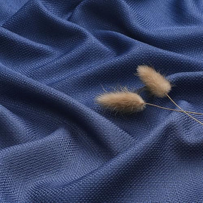 Blue Short Window Curtains Tier 2 Panels Set 30 Inch Drapes - color: Blue, size: 30"W x 30"L (Pack of 2)