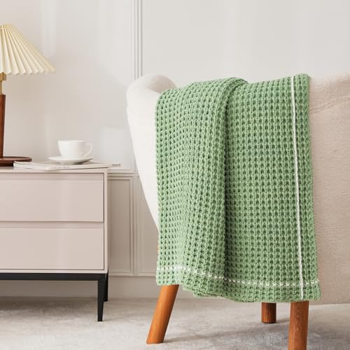 WESHIONGOO Throw Blanket for Couch Sage Green, 50"*60" - color: Sage Green