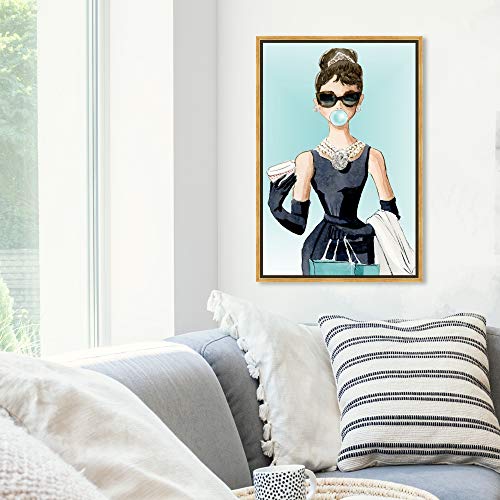The Oliver Gal Artist Co. Abstract Wall Art Canvas - size: 30"L x 20"W, style: Gold Frame