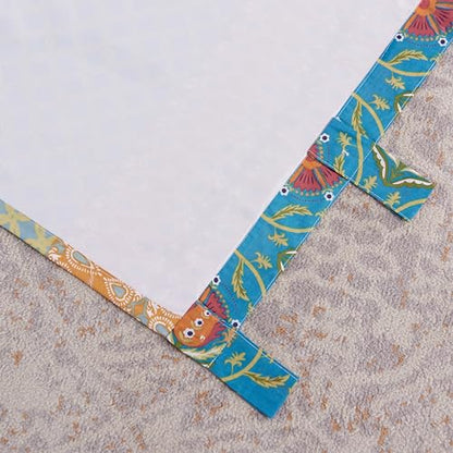 Barefoot Bungalow Thalia Window Valance, Multi Color - color: Tango