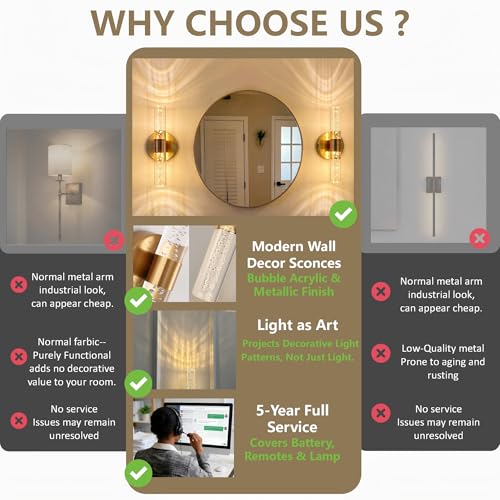 Battery Operated Wall Sconces Set of 2, 10000mAh Rechargeable Wall Light - color: Gold, size: 12 inch