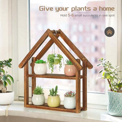 Jotsport Small Windowsill Plant Stand Desktop Succulents Holder