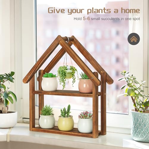 Jotsport Small Windowsill Plant Stand Desktop Succulents Holder