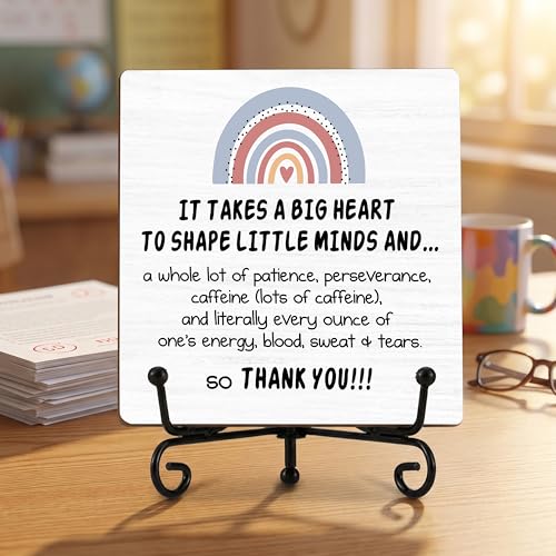 Rainbow Teacher Appreciation Gifts, Back To School Gifts for Students - color: Big Heart Teacher