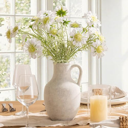 Vanselia Ceramic Flower Vase Home Table Decor Living Room Farmhouse 10 in - color: 10" Rustic