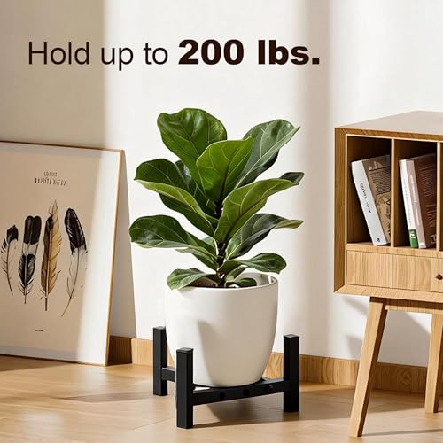2-Pack Adjustable Plant Stand Indoor Outdoor, Black - size: 2 Pack - Triangle