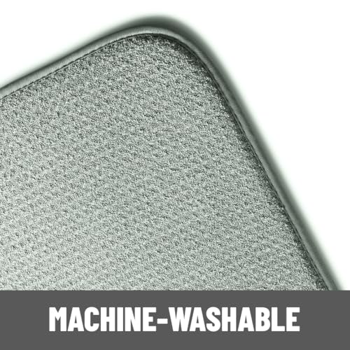Bellemain Dish Drying Mat, Drying Matt Kitchen Counter, 16"x18"- Green - color: Green, size: 16" x 18"