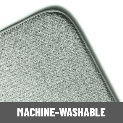 Bellemain Dish Drying Mat, Drying Matt Kitchen Counter, 16"x18"- Green - color: Green, size: 16" x 18"