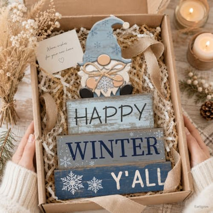 Christmas Decorations Indoor, Winter Snowflake Gnome Christmas Home Decor - style: Gnome