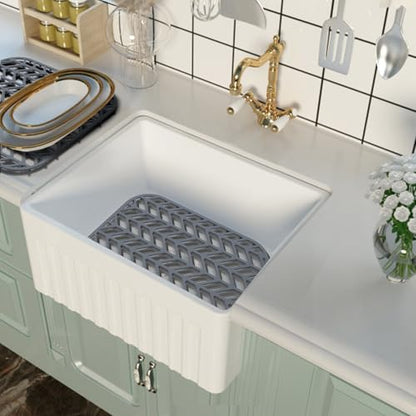 AWOKE Sink Protectors for Kitchen Sink - 12.25" x 11.5" Sink Mat - size: 12.25 x 11.5