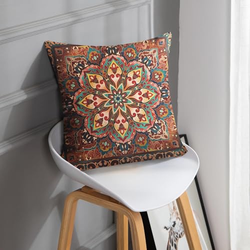 Britimes Throw Pillow Covers Set of 2, 18 x 18 Inch, Aztec Abstract - color: Ethnic Tribal 29, size: 18" x 18" (Pack of 2)