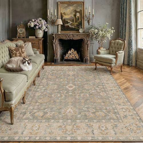 HUGEAR 8x10 Brown Neutral Large Area Rug - color: Brown, size: 8' x 10' (Rectangular)