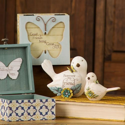 Pavilion Gift Company 41044 Simple Spirits Forever My Friend Bird Figurine, 3-1/2-Inch - color: Yellow