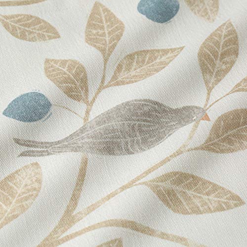 VOGOL Birds Print Curtain Valance, Rod Pocket, 52 x 18, 1 Panel, Beige - color: Birds, size: 52"W x 18"L (Pack of 1)