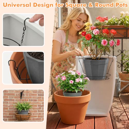 PeoMev 3pc Adjustable Planter Insert 12-18" Plant Risers for Inside Pots