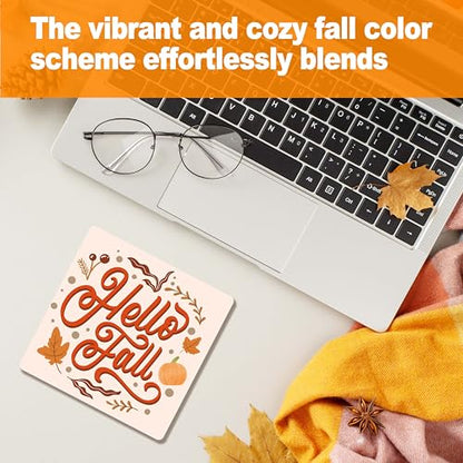 DETIHO Fall Decorations for Home, Thanksgiving Gift Centerpieces for Tables - style: HELLO FALL