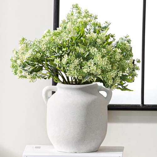 Vanselia Ceramic Flower Vase Home Table Decor Living Room Farmhouse 6 in - color: 6" Rustic